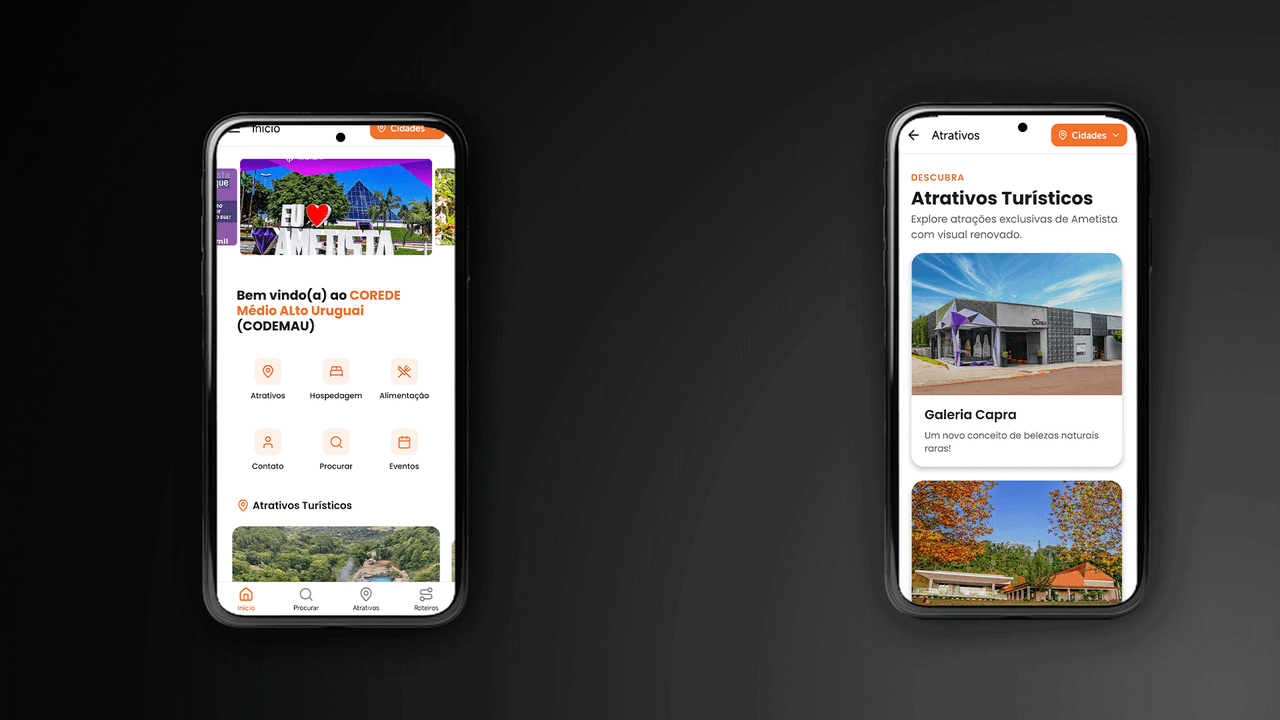 Turismo na Região do Codemau